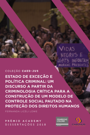 capa_Estado de exceção e política criminal - Fernanda Licéli Lowe